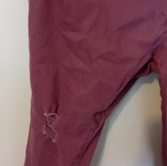 Joe Fresh Light Burgundy Womens Casual Jeans Distressed Size‎ 29 - Picture 3 of 7